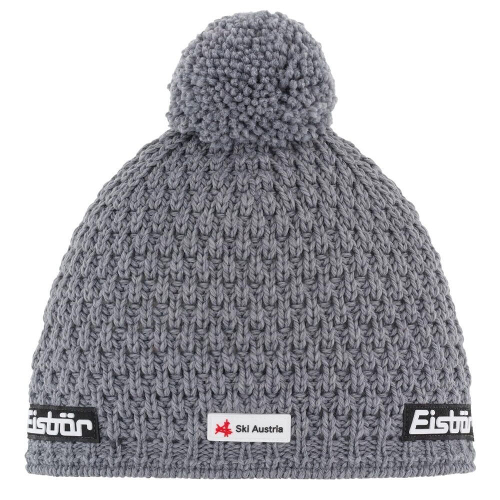 3427 Trail Pompon SKA Beanie Hat Grey